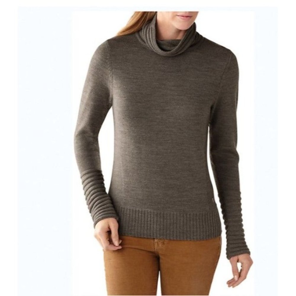 Women's Gray Turtleneck Sweater